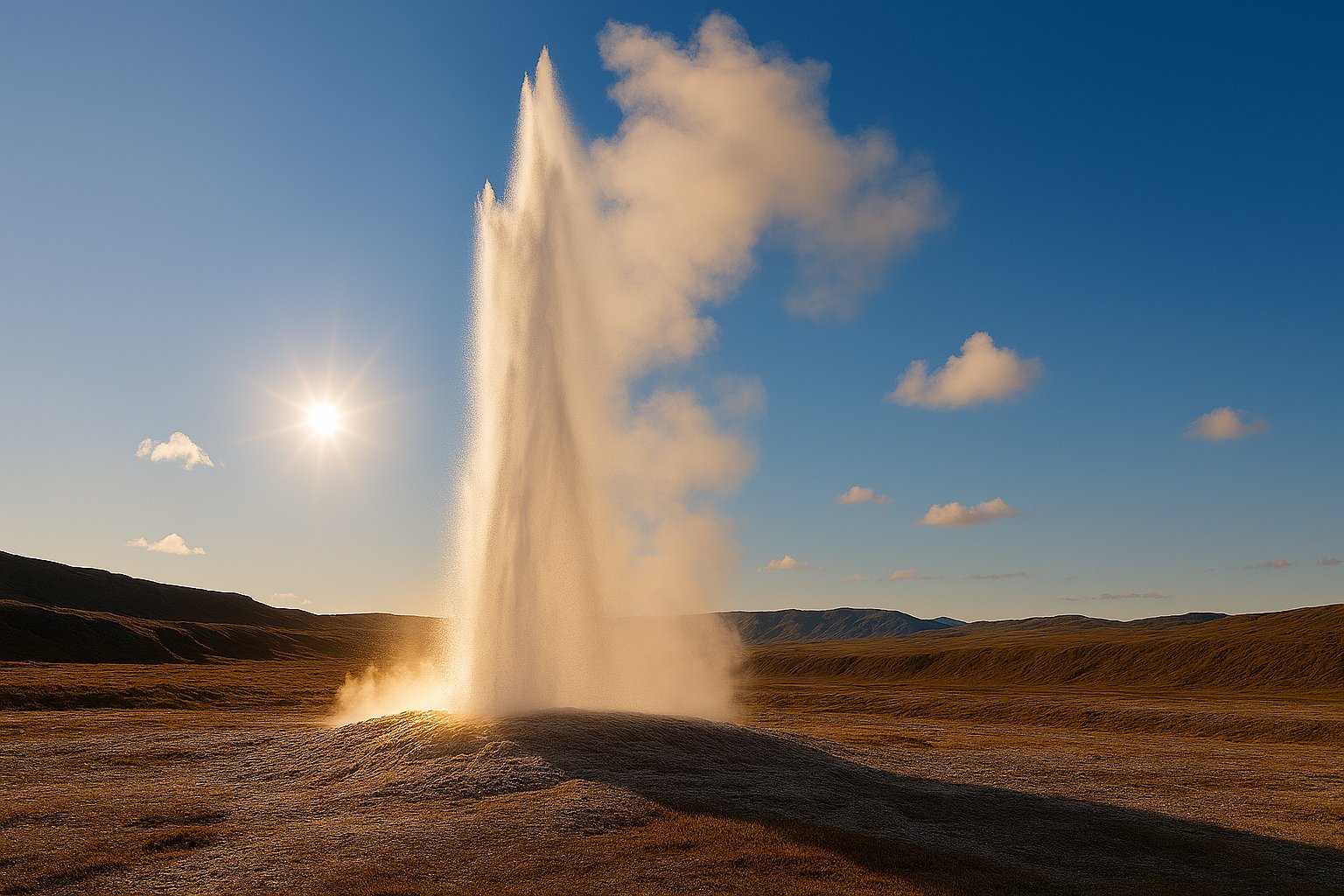 Glaciers and geysers